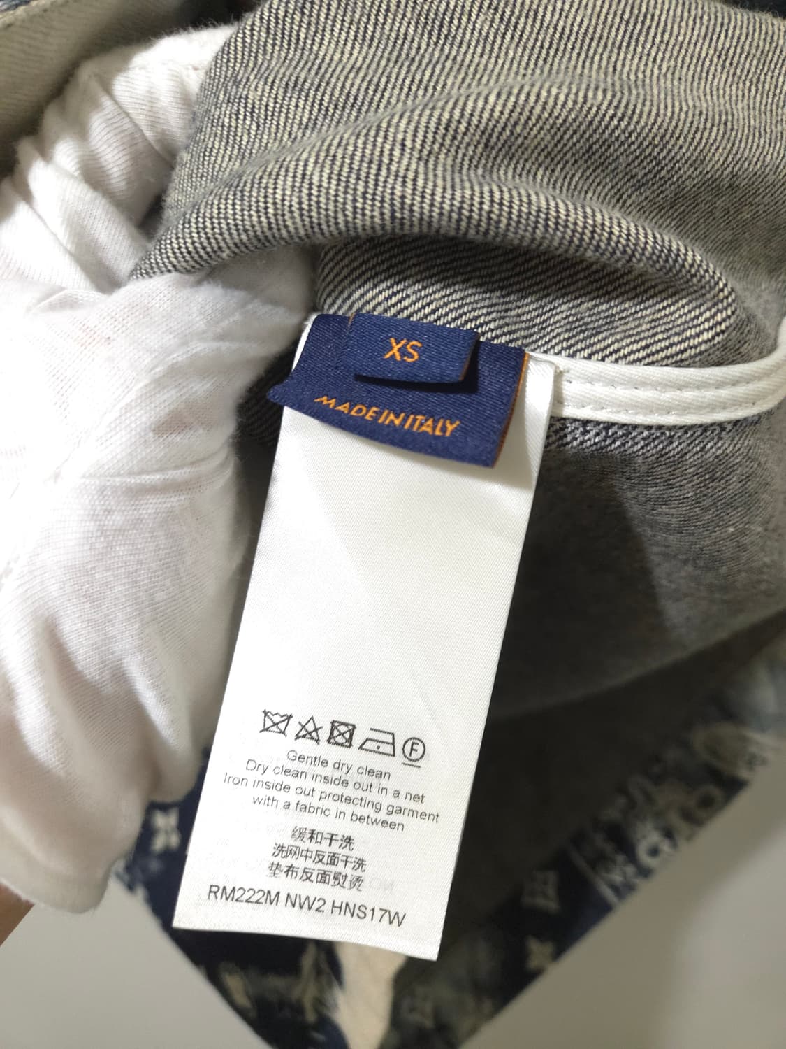 [새상품급] 루이비통 반다나 데님 셔츠 자켓 상품이미지9