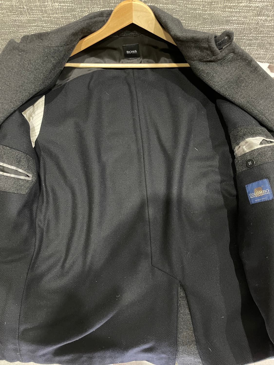 BOSS 울 캐시미어 남성 코트 48 사이즈 상품이미지4