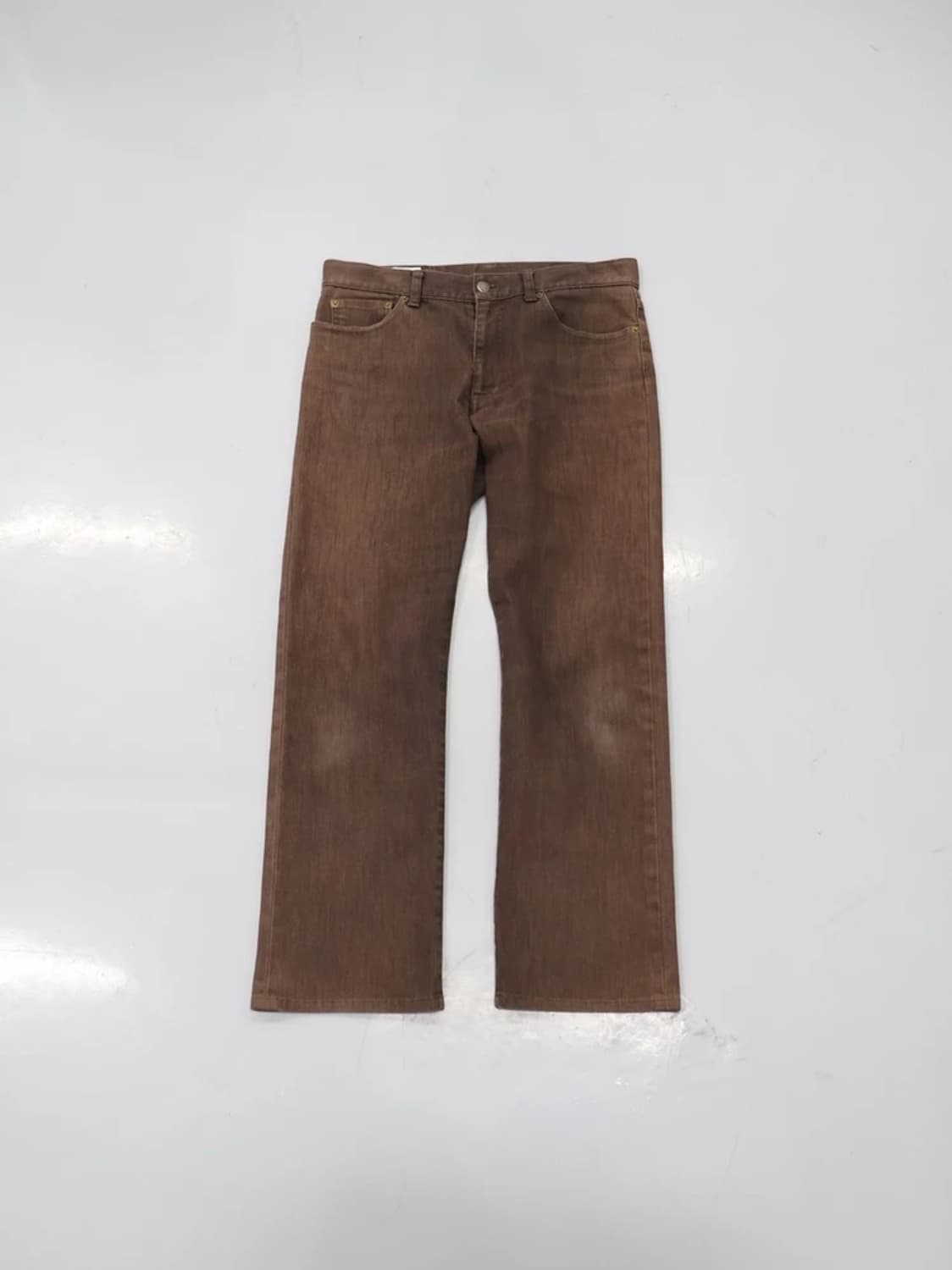 TAKEO KIKUCHI Brown Straight Pants 상품이미지1