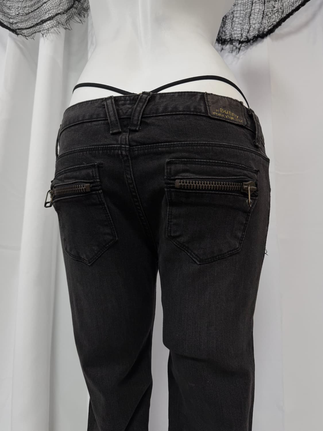 denim zipper pants 상품이미지2