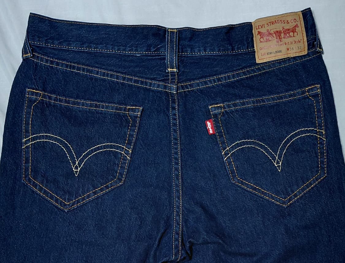 (W36 L32) 리바이스 프리미엄 Stay Loose 다크 인디고 상품이미지1