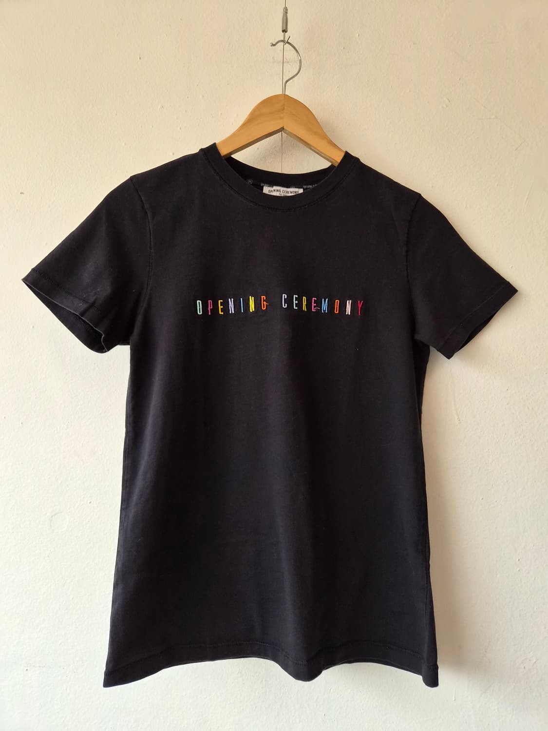 오프닝 세레모니 뉴욕 여성 로고자수반팔티셔츠 XS사이즈 상품이미지2
