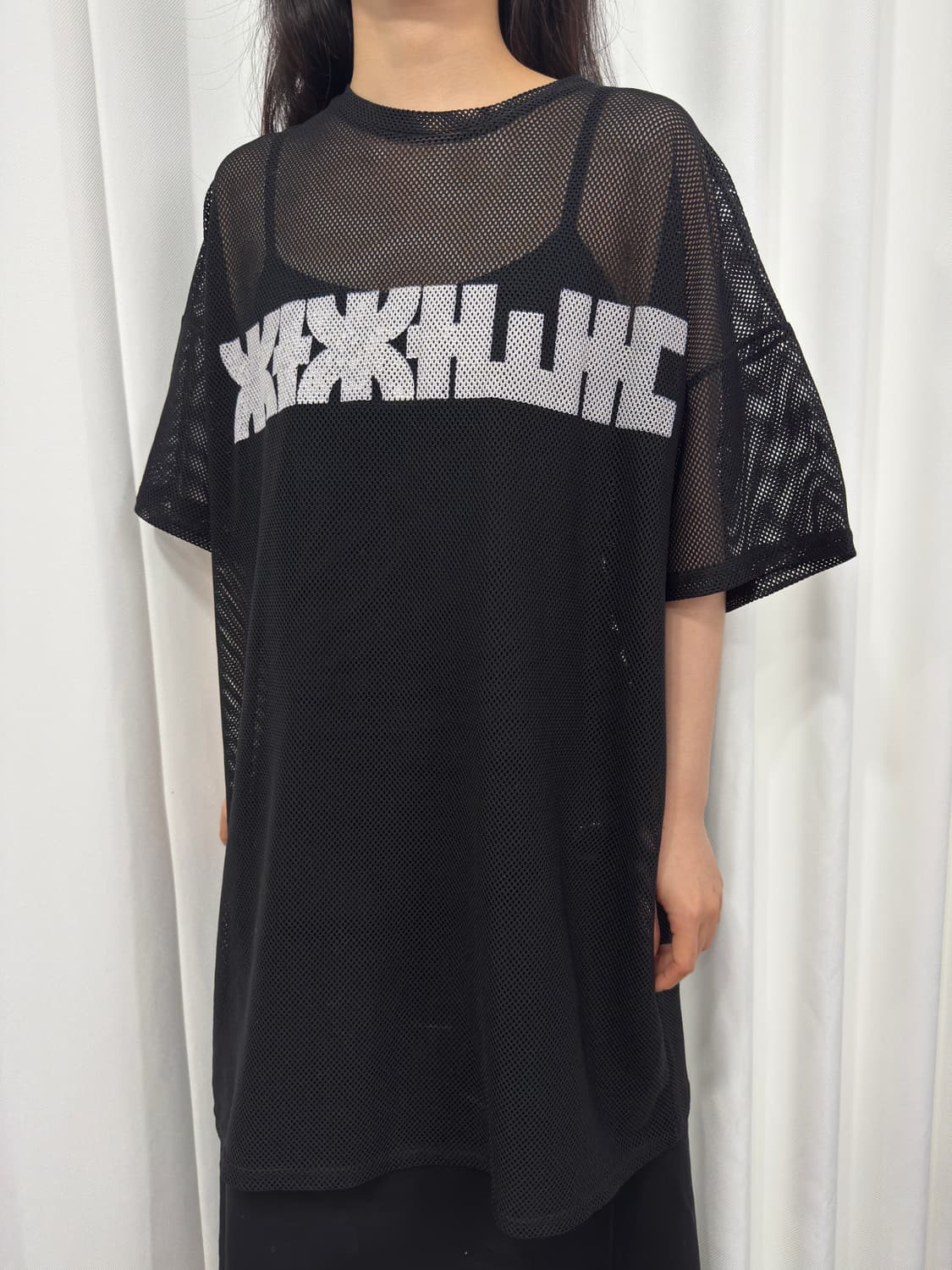 mesh design top 상품이미지3