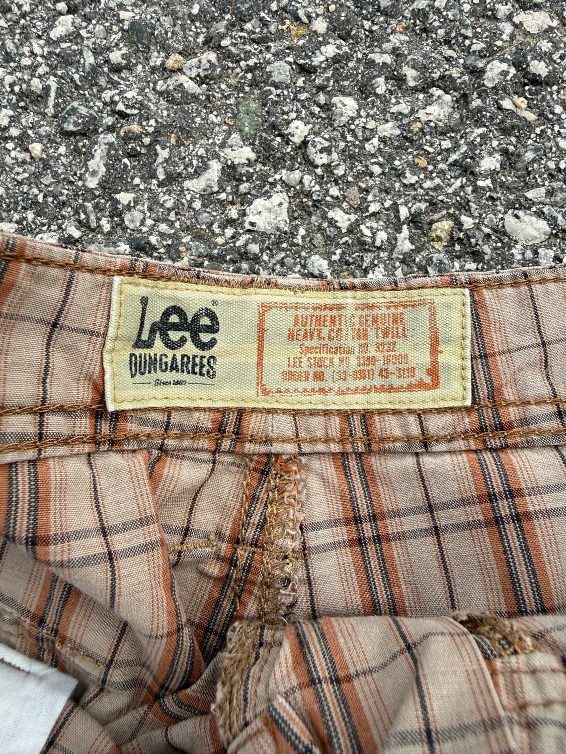 LEE dungarees 리 덩가리 체크 카고 팬츠 상품이미지3