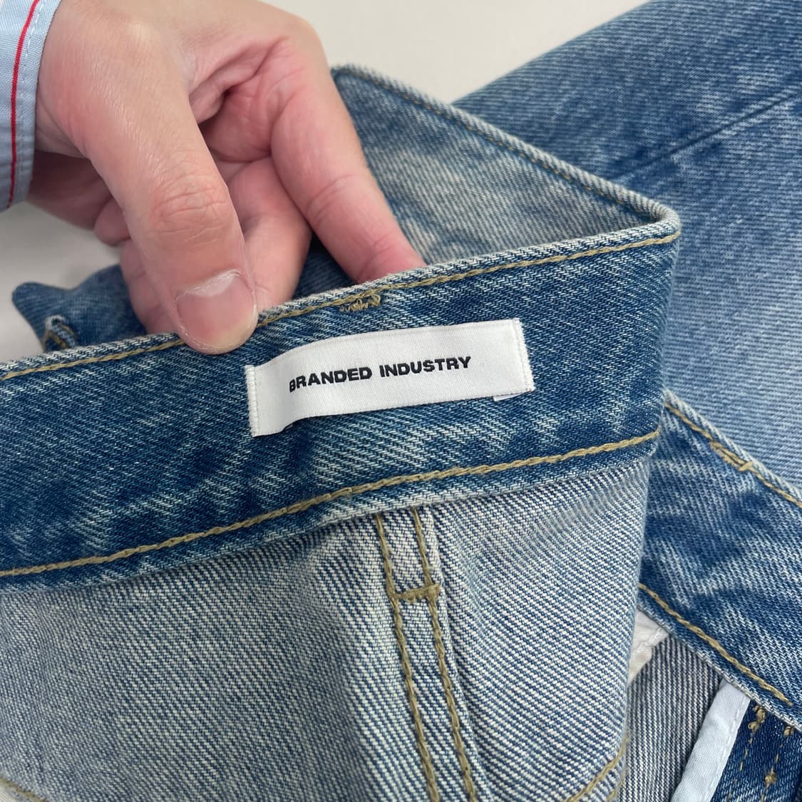 브랜디드 와이드 진 팬츠 (사이즈 32) 상품이미지7