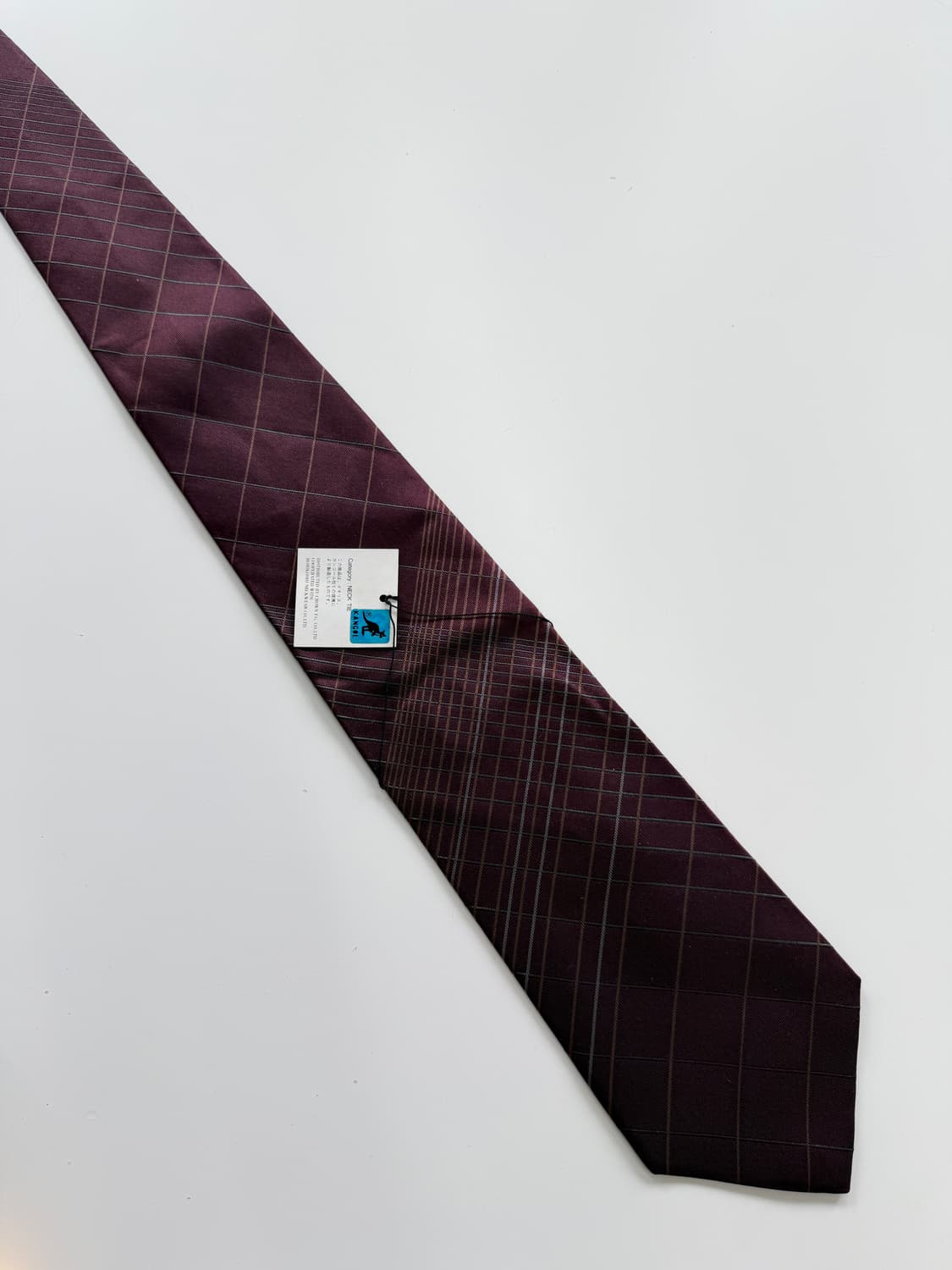 캉골(KANGOL) 실크 넥타이 9.5cm 상품이미지2