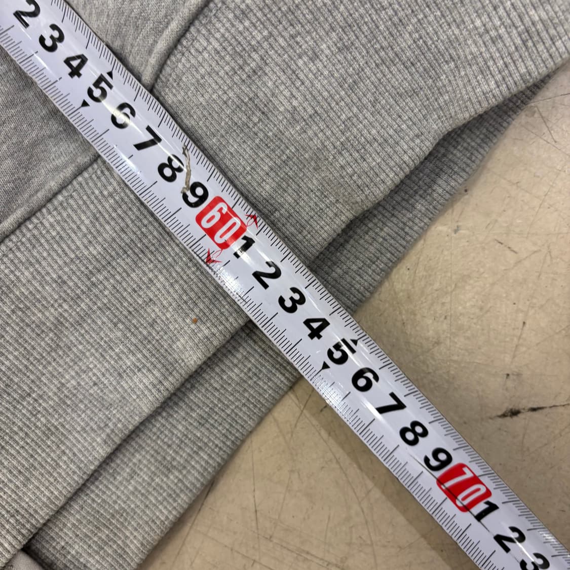 마크곤잘레스 빅로고 그레이 후드집업 상품이미지5