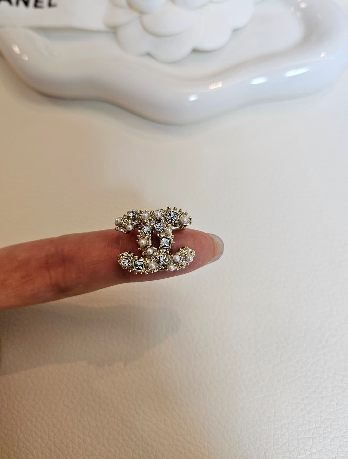 샤넬 멀티보석진주 미니 브로치 업사이클링 상품이미지2
