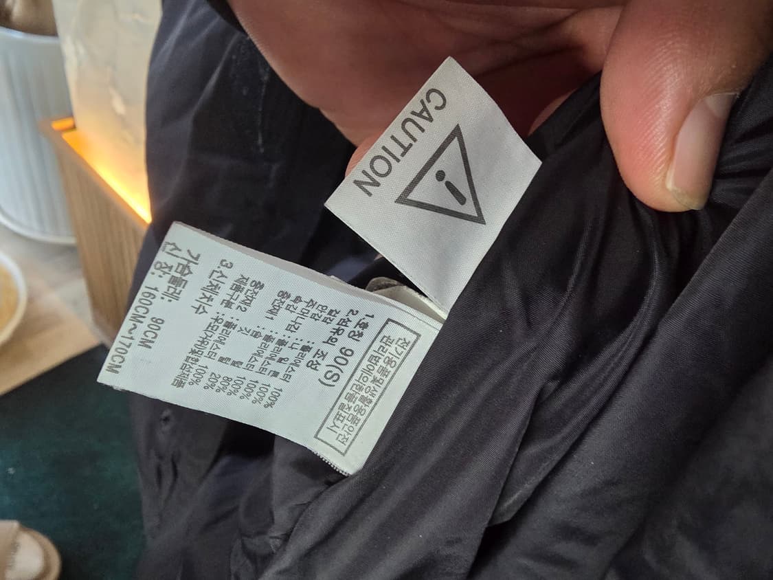 노스페이스 롱패딩 블랙 색상 S(90) 상품이미지4