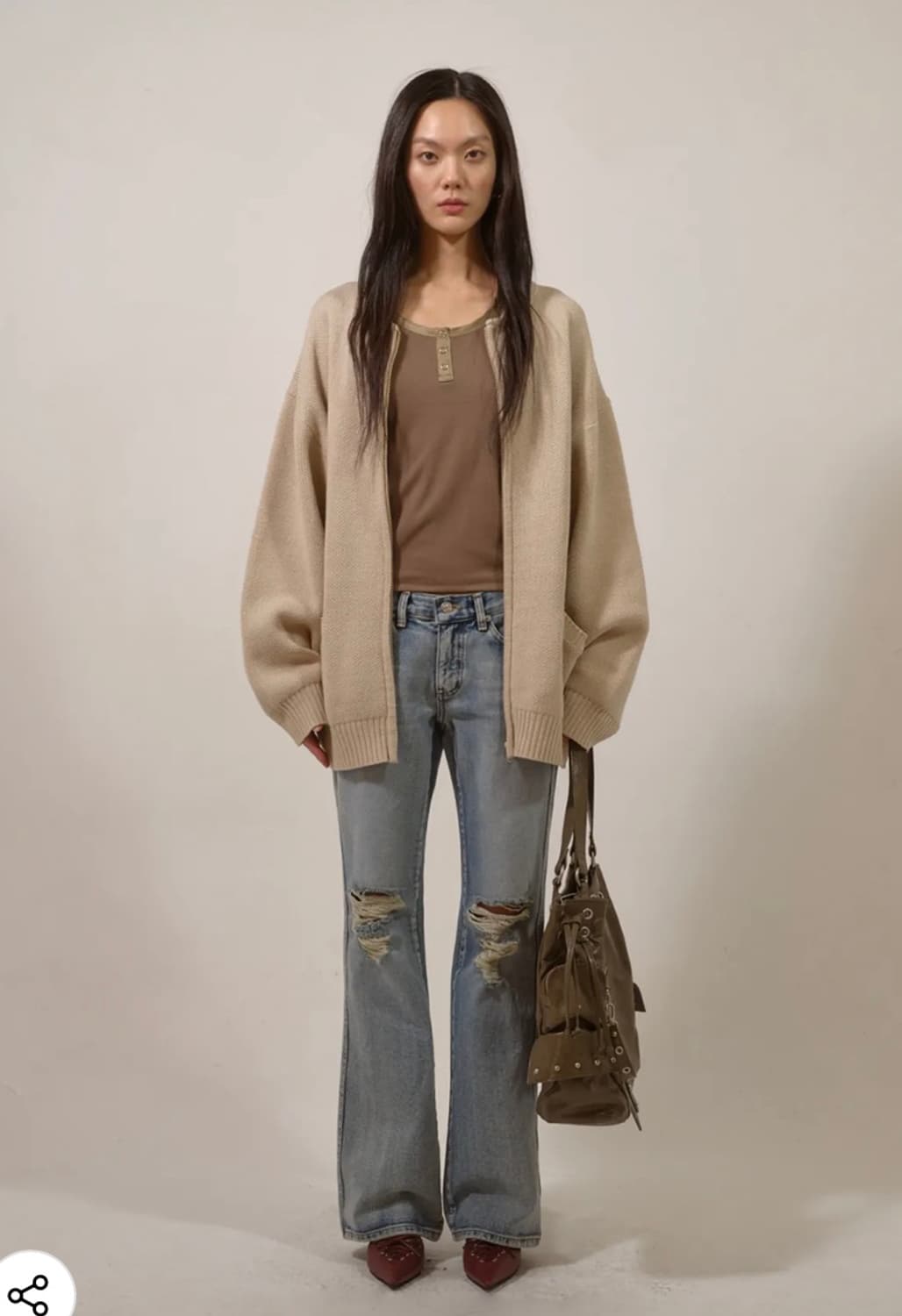 다이닛 부츠컷 데님 상품이미지2