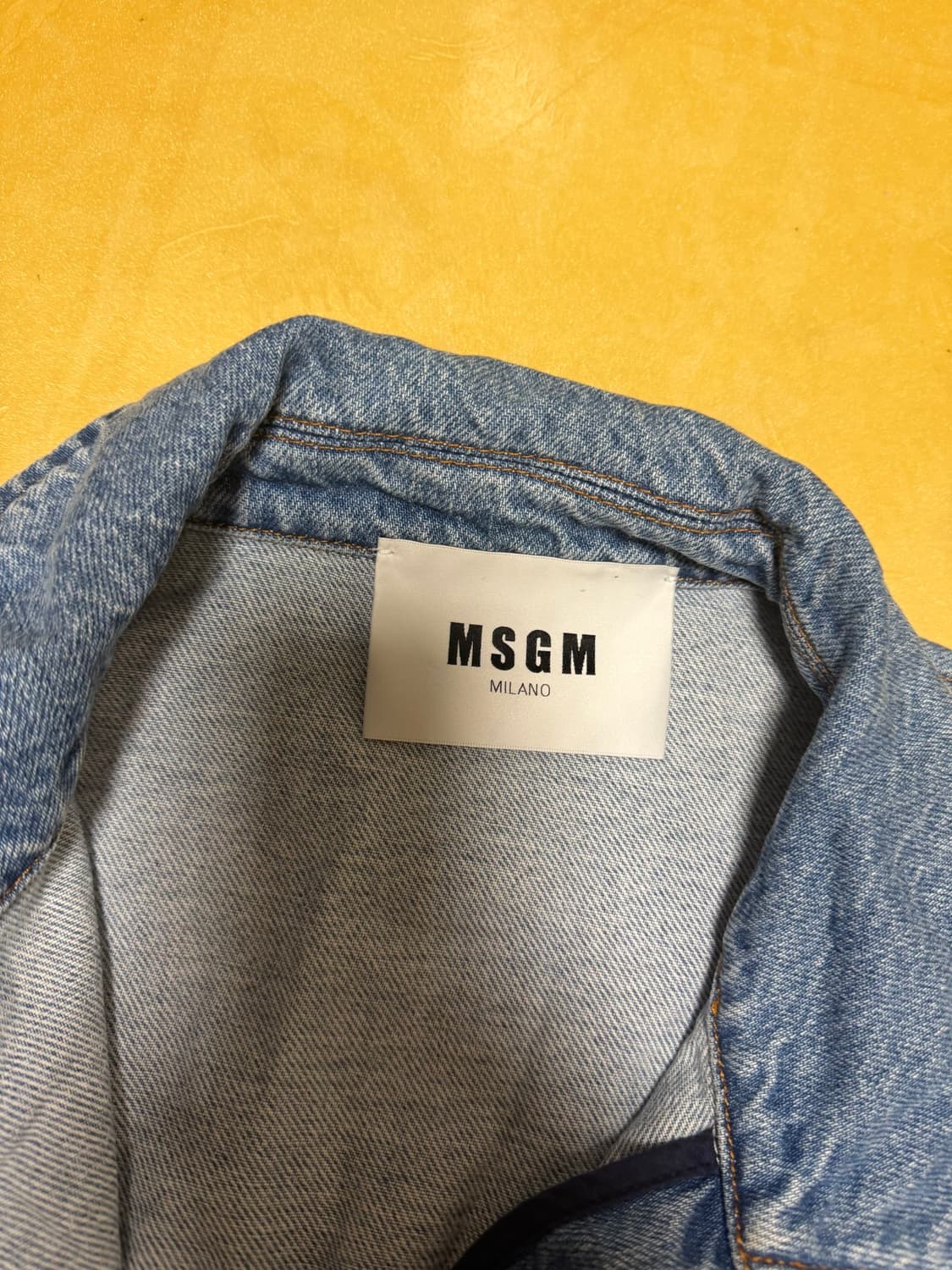MSGM 코치 데님 오버사이즈핏 자켓 105  상품이미지2