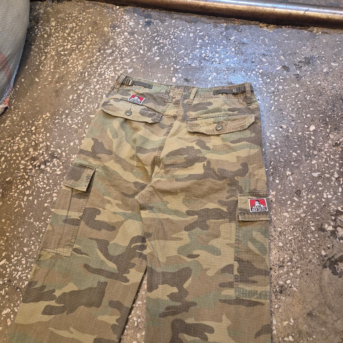 32인치 벤 데이비스 카모패턴 면 카고팬츠  상품이미지7