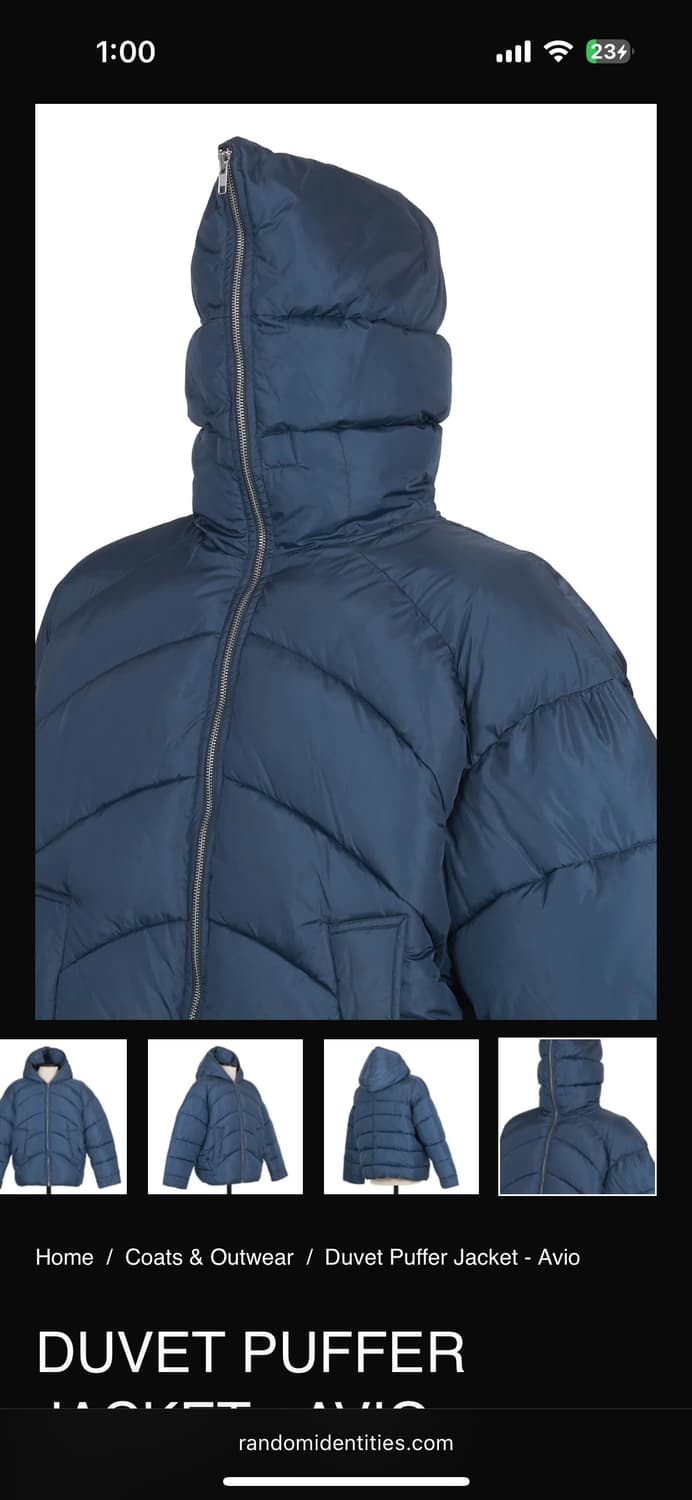 랜덤아이덴티티 duvet puffer 상품이미지5