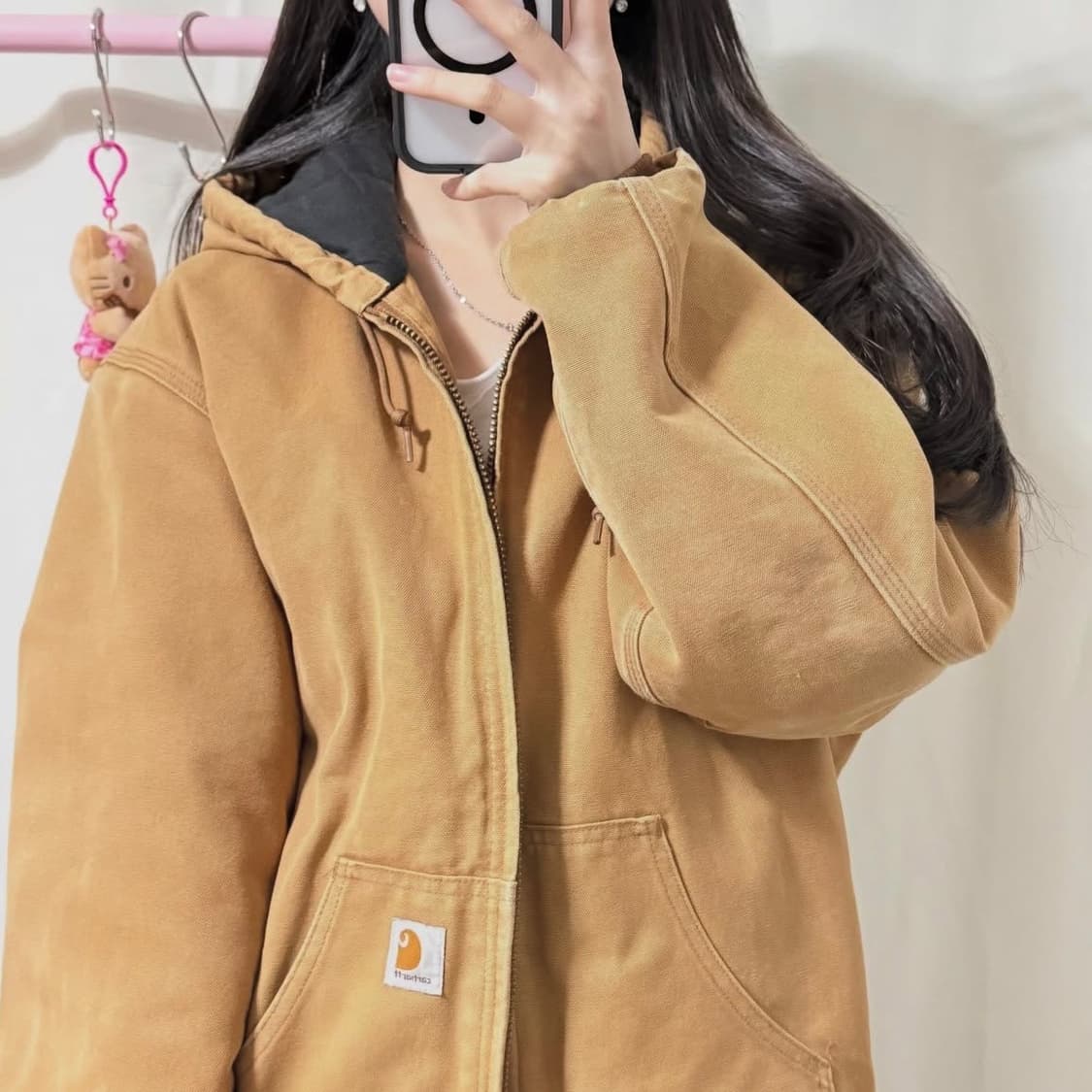 칼하트 덕 후드 자켓 상품이미지3