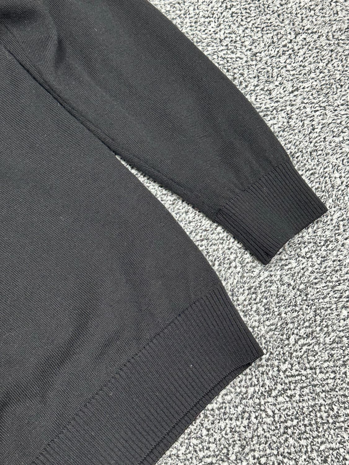 와이드앵글 골프 방풍 블랙 경량 니트 상품이미지5