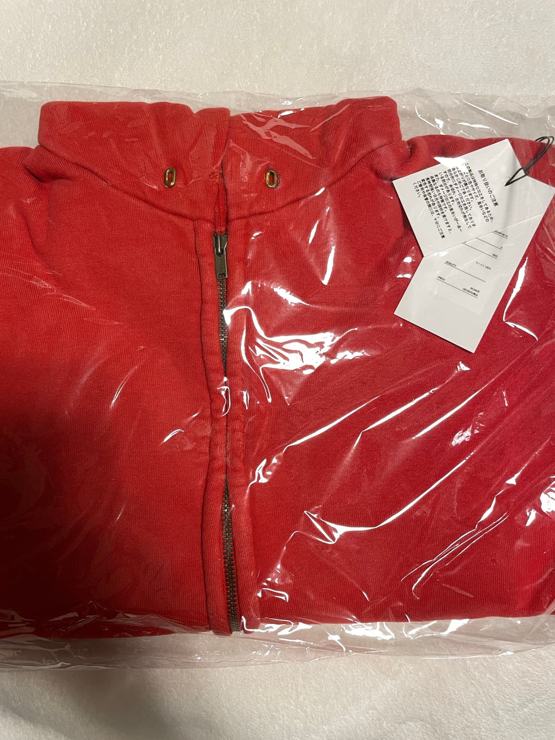 [3]아프레쎄 후드집업 레드 25aw 상품이미지4