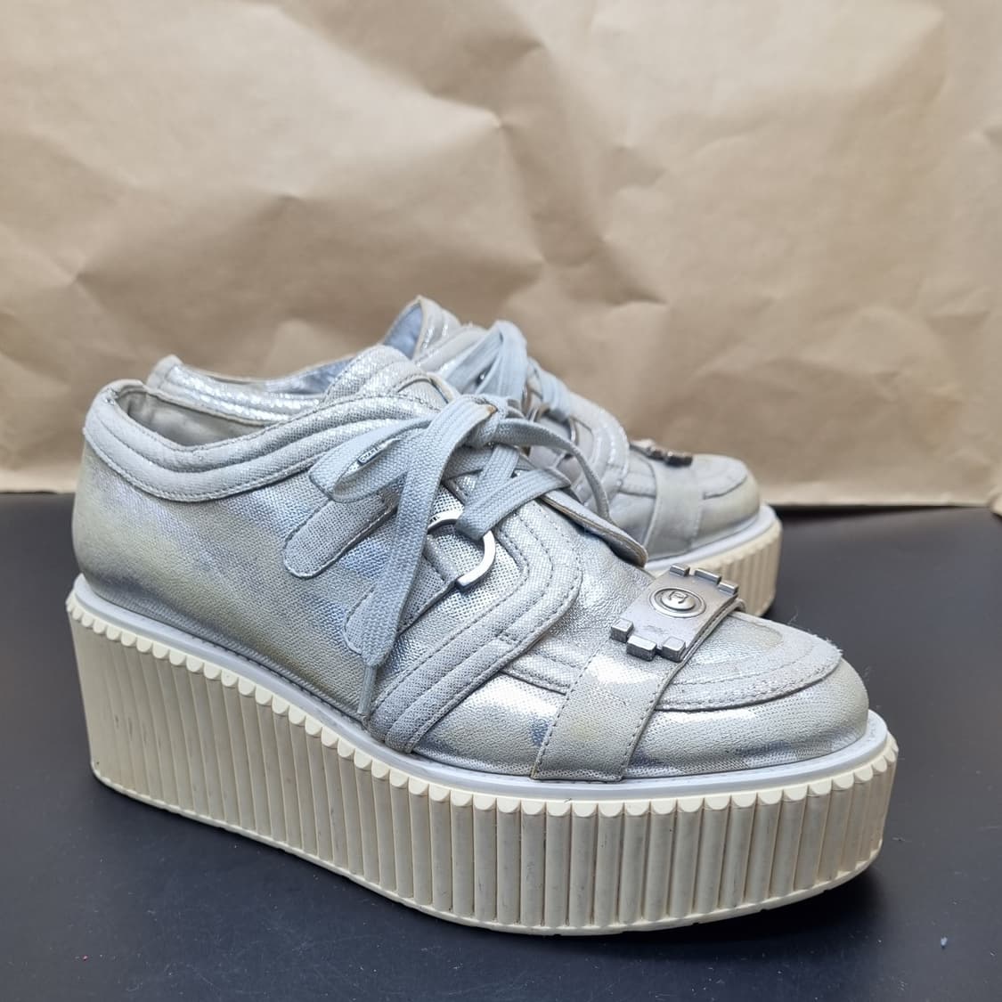 샤널. 플렛폼 여성키높이스니커즈37 230 상품이미지1