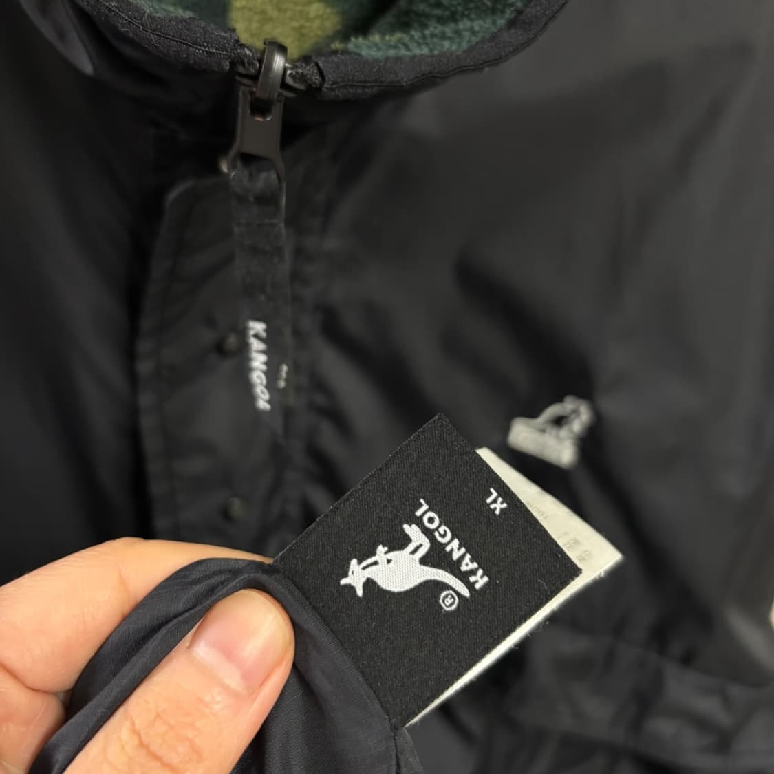 캉콜 리버시블 카모 아노락점퍼 상품이미지7