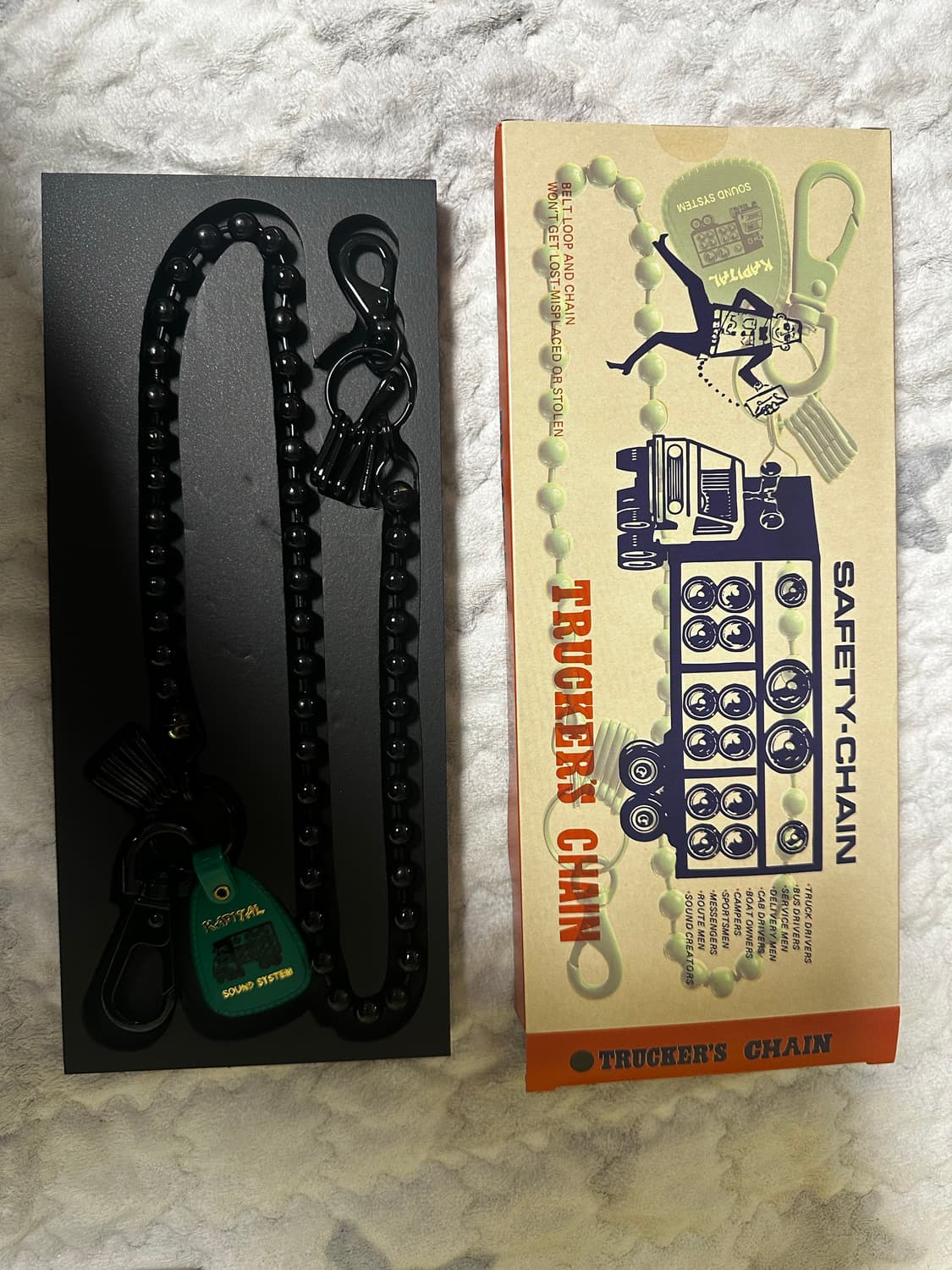 캐피탈 / 볼 월렛 체인 / 블랙 상품이미지1