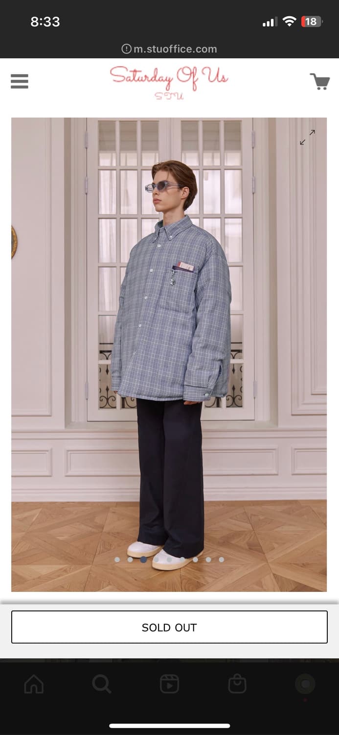 STU 셔츠패딩 상품이미지2