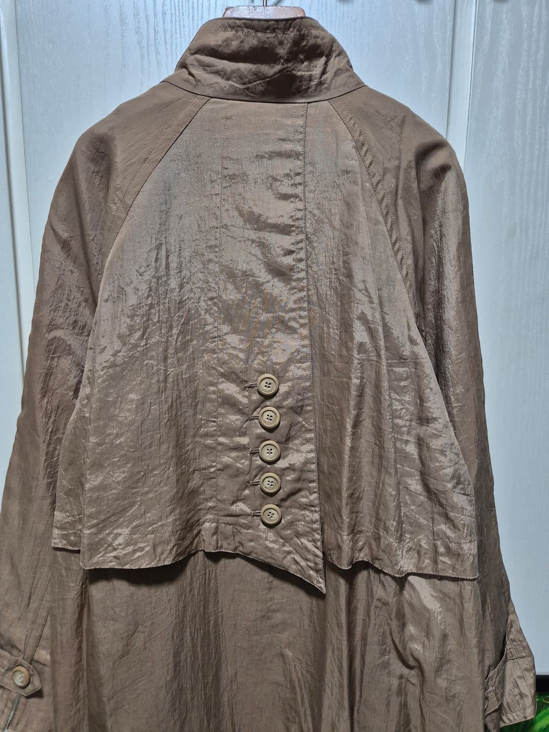 (세일)JPN VTG. SNA BLANC 브라운 롱트렌치 상품이미지8