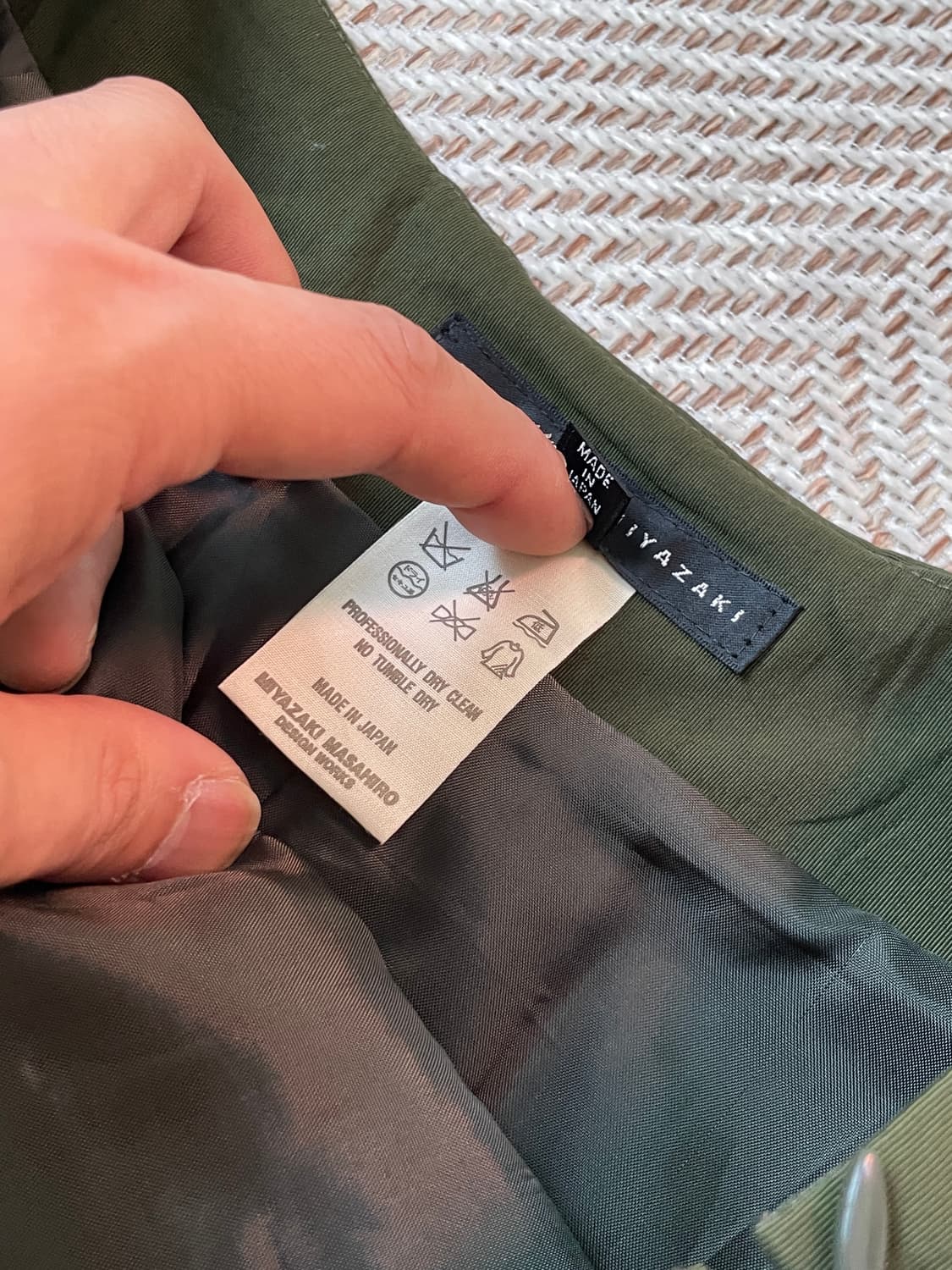 마사히로 미야자키 플리츠 스커트 J03333 상품이미지5