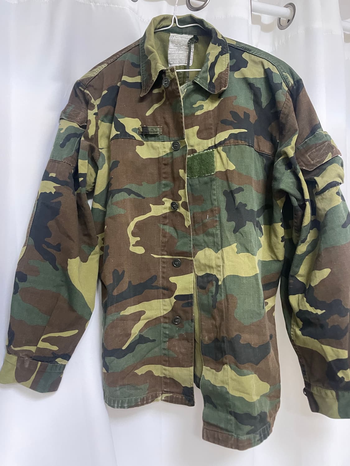 빈티지 카모남방 상품이미지1