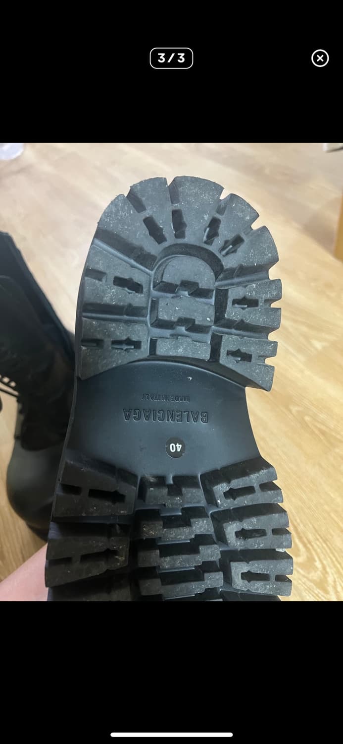 발렌시아가 스톰퍼부츠 팝니다.40사이즈 상품이미지3