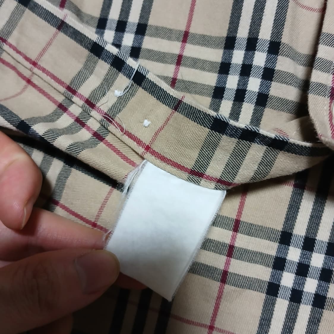 Burberry 버버리 빈티지 오버핏 체크 셔츠 남방 상품이미지9