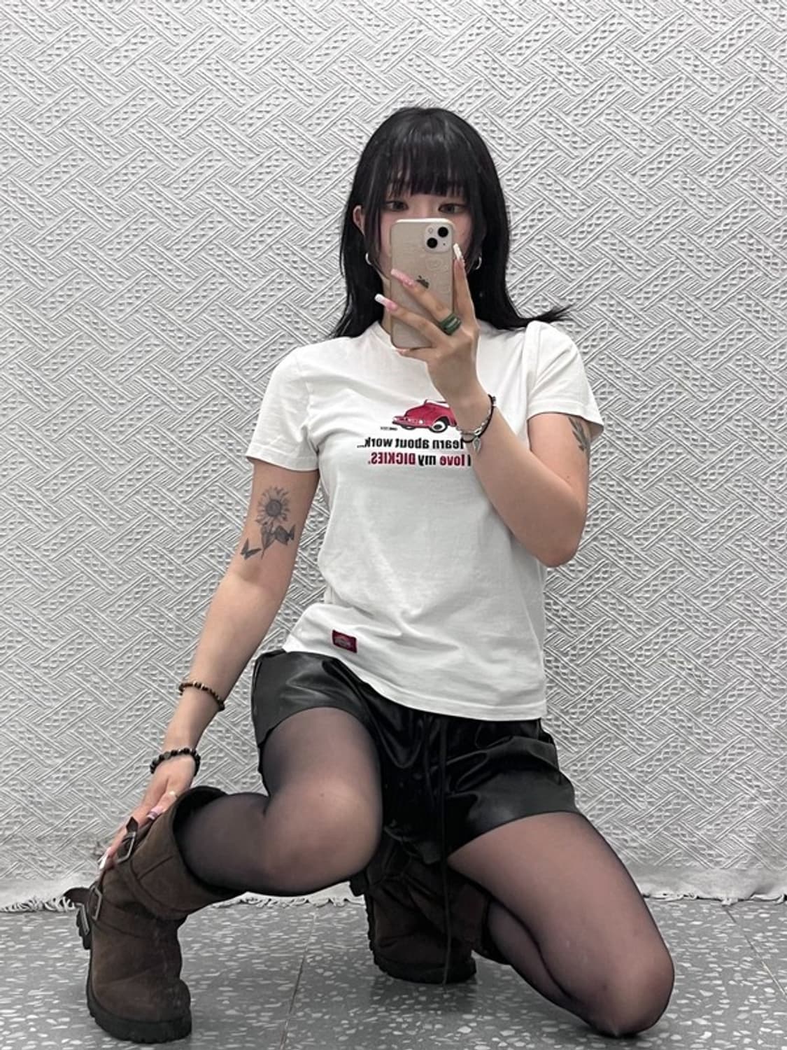 디키즈 빈티지 캐주얼 키치 컨트리 트러커 반팔티 S C12464 상품이미지2