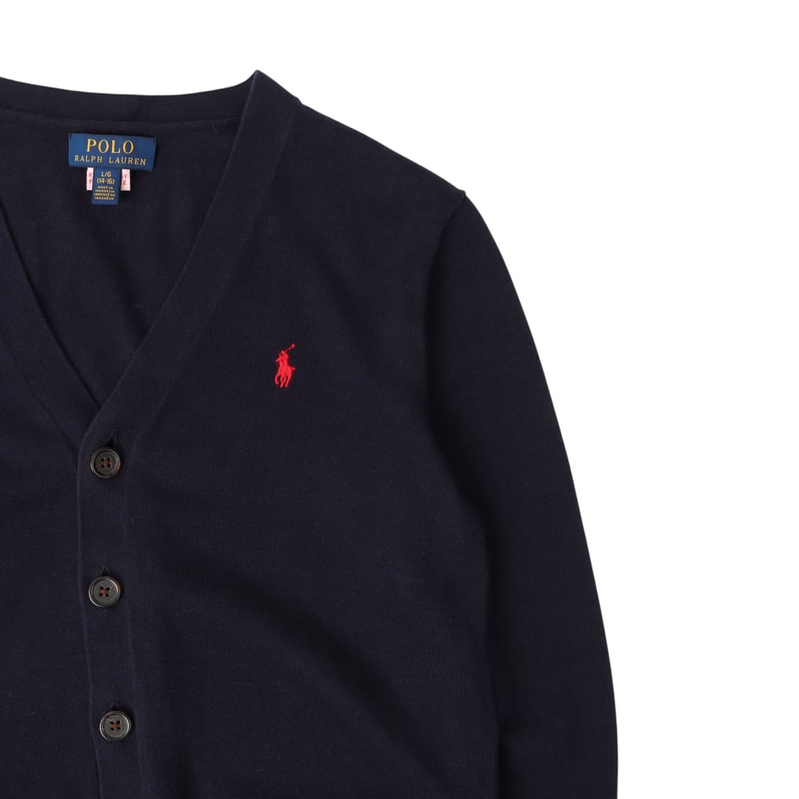 폴로 랄프로렌 네이비 베이직포니 니트 가디건 상품이미지3