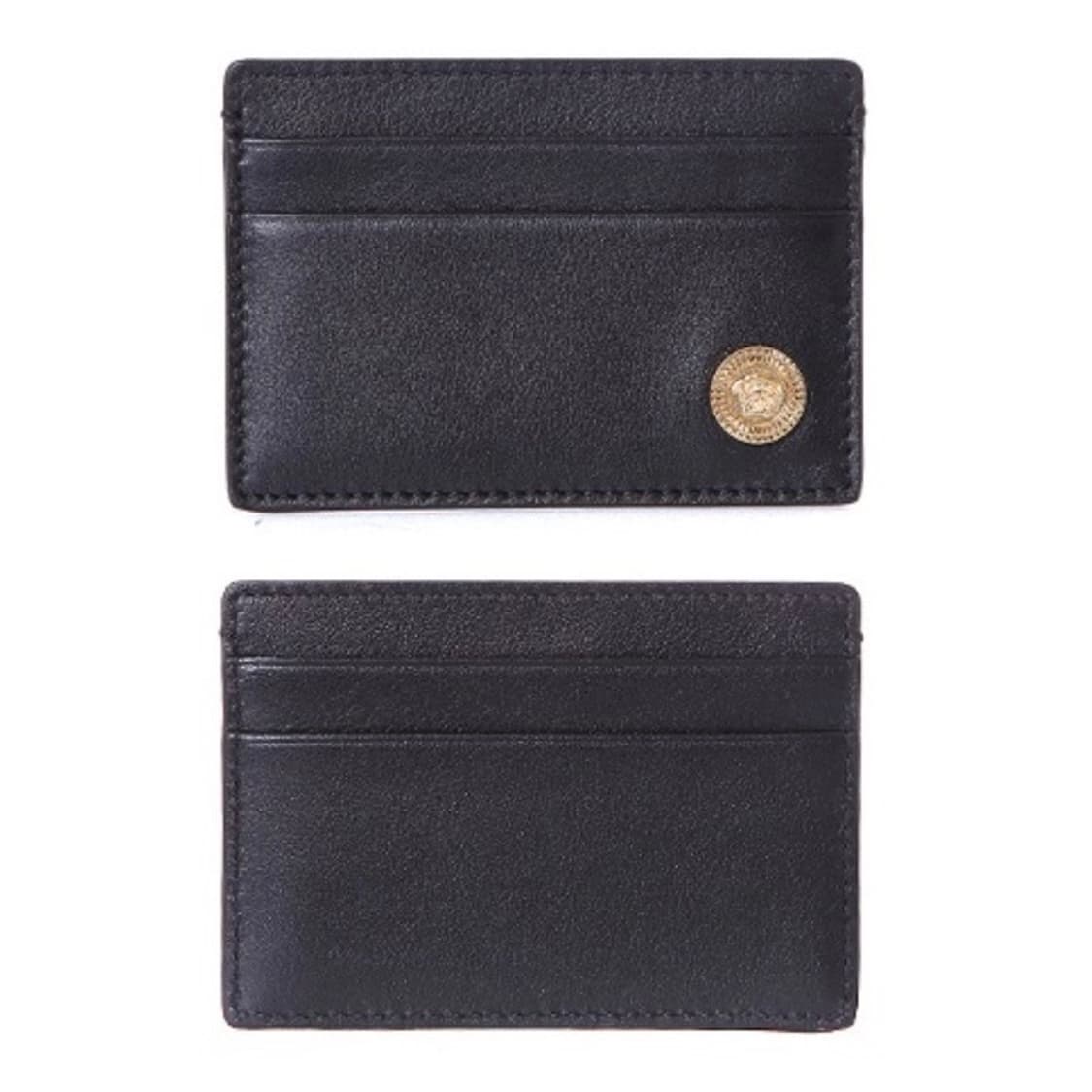 [정품] 베르사체 메두사헤드 금장플레이트 램스킨 카드지갑 상품이미지1