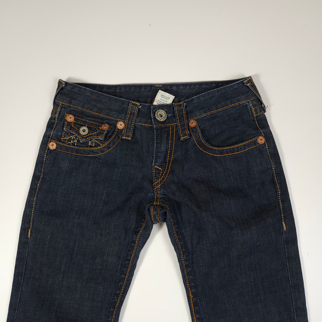 트루릴리전 로우라이즈 부츠컷 데님팬츠  상품이미지2