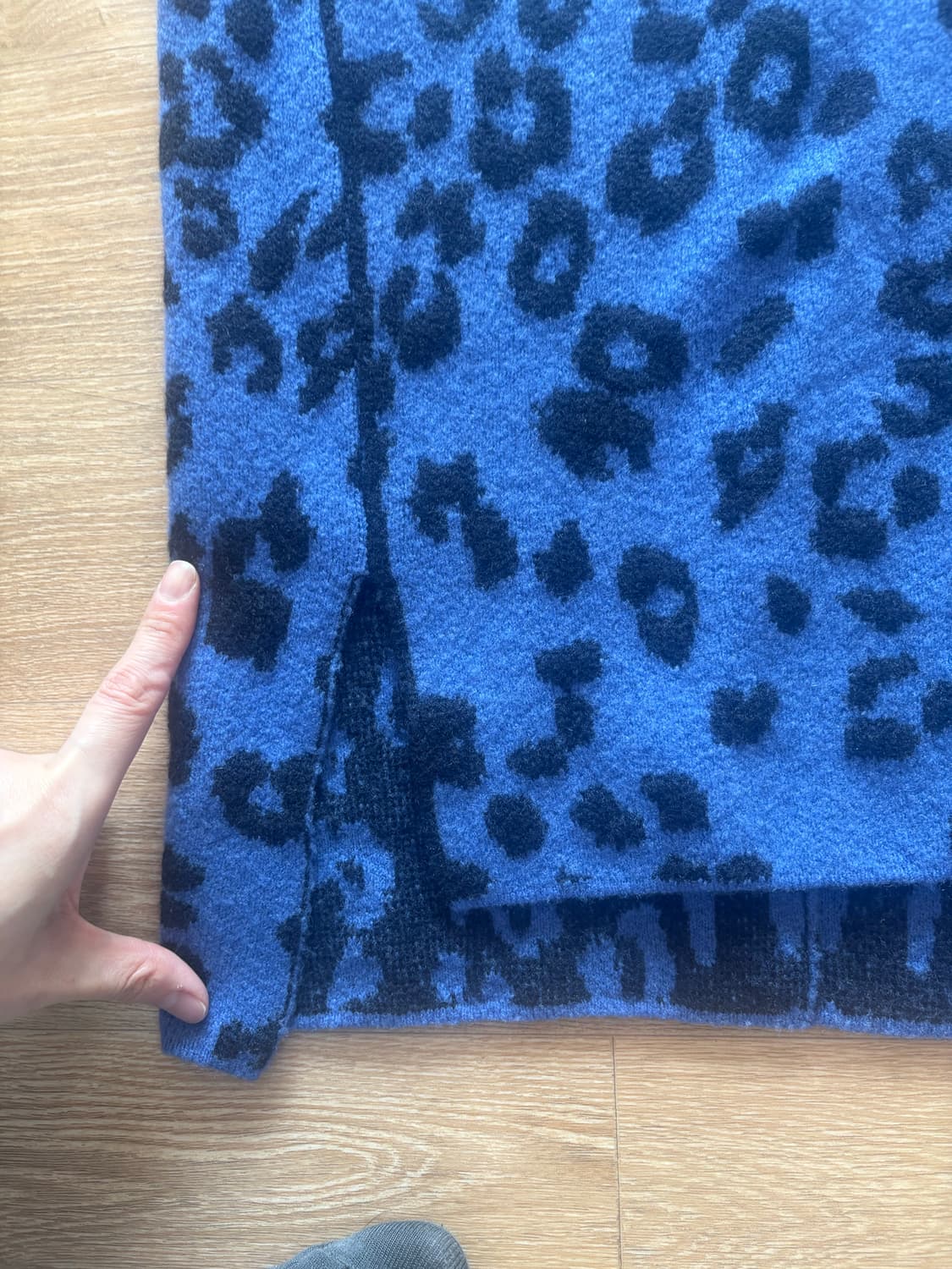 타임레오파드니트스커트 상품이미지2