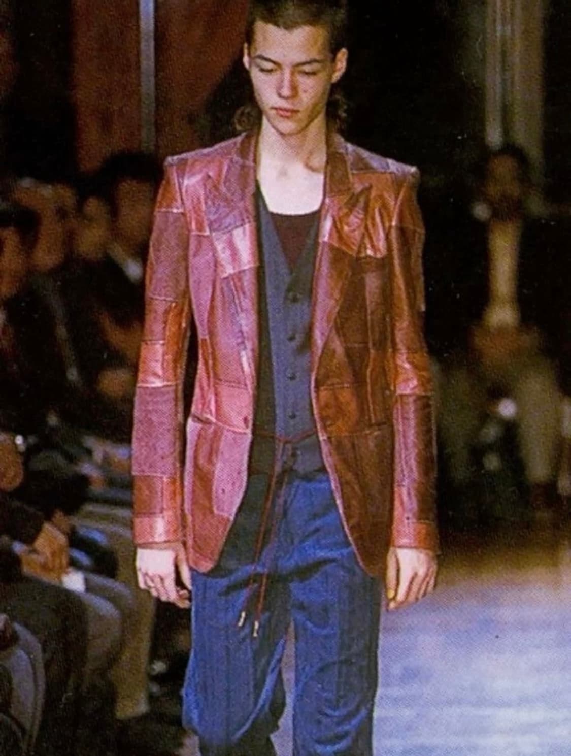 Number Nine 01ss 레더패치 블레이저 자켓 2 상품이미지7