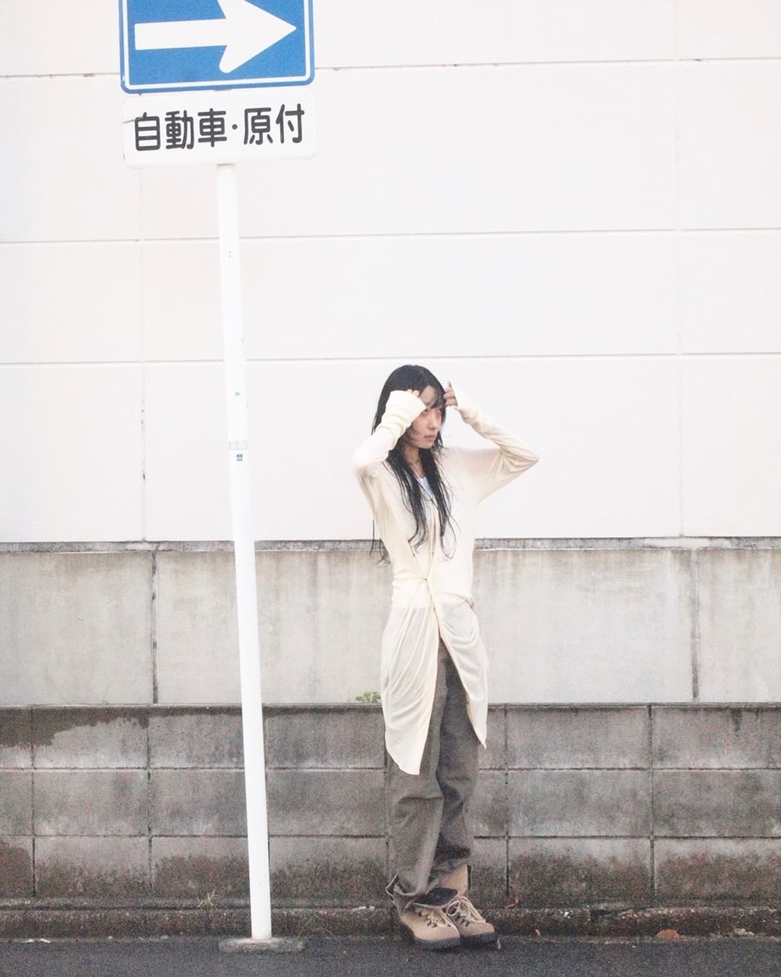 N.hoolywood 린넨 블렌드 와이드핏 트라우져 상품이미지3