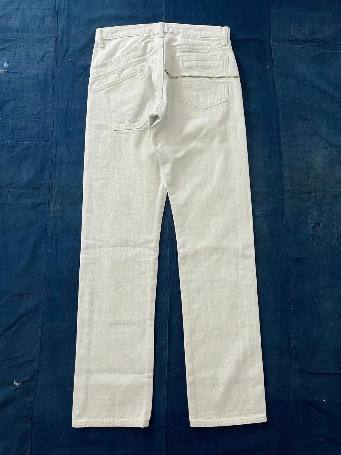 T.A.T.A. 빈티지 지퍼 코튼 트윌 팬츠 화이트 상품이미지3