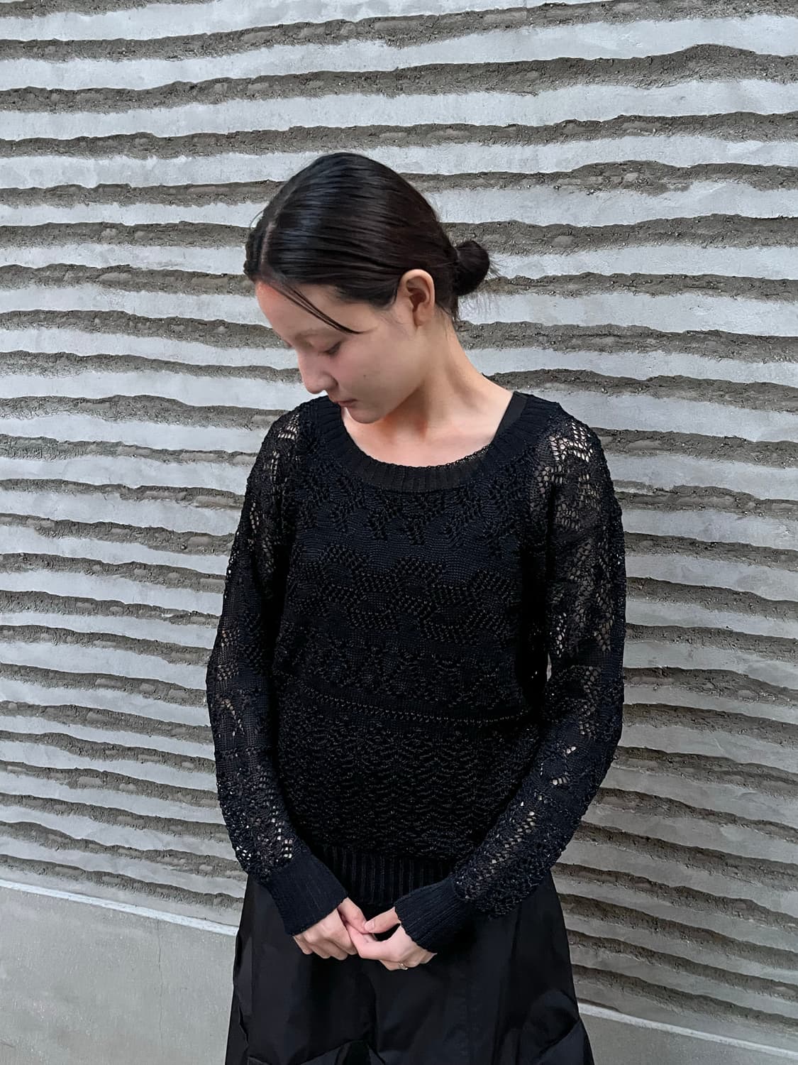 꼼데가르송 트리콧 니트 상품이미지1