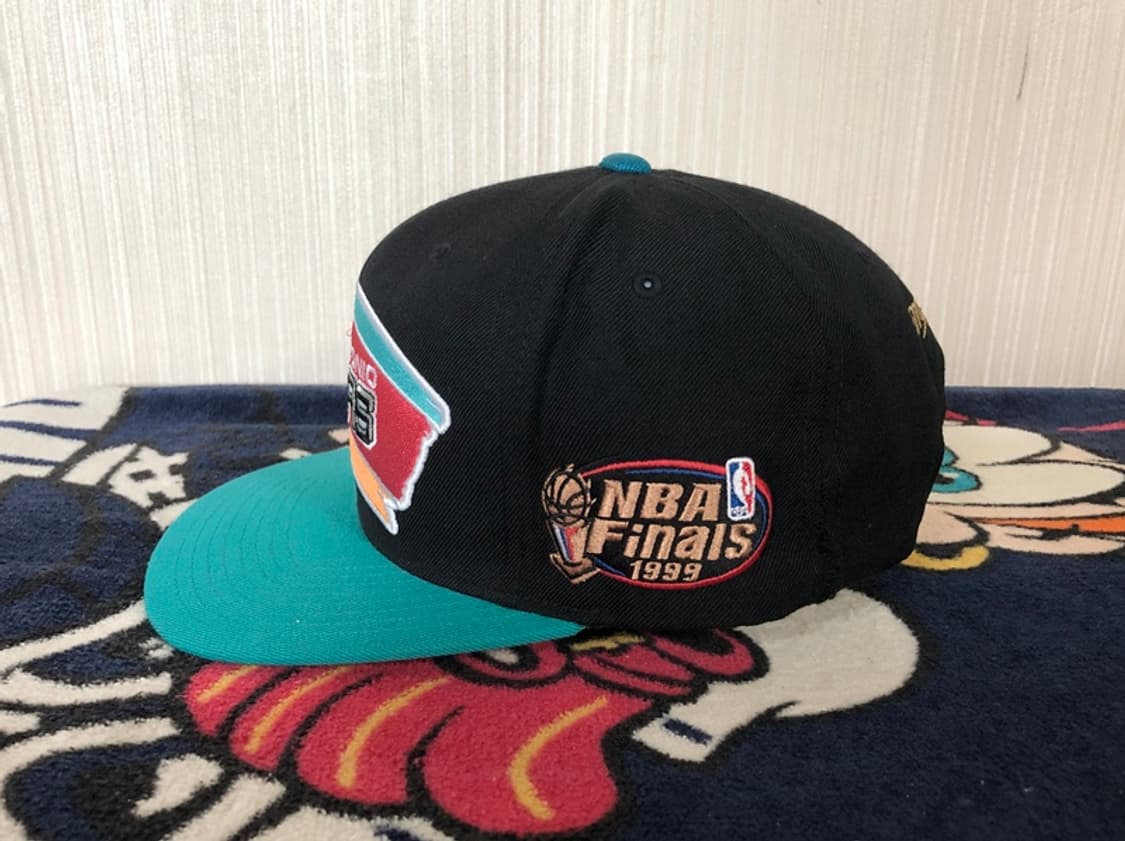 NBA 미첼앤네스 HWC 샌안토니오스퍼스 스냅백/모자 상품이미지3