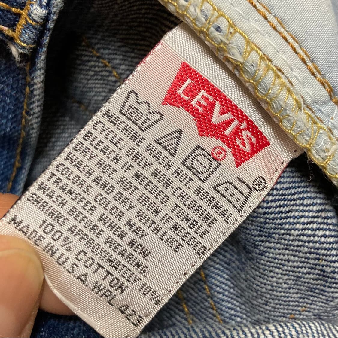 리바이스 501XX 빅E 데님팬츠 W34 L32 상품이미지6