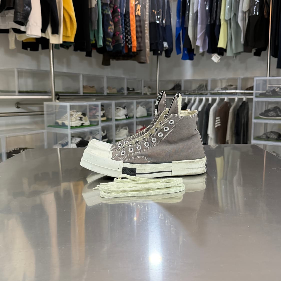 [리오브전포점] 컨버스 x 다크쉐도우 터보다크 척 70 하이 그레이 상품이미지2