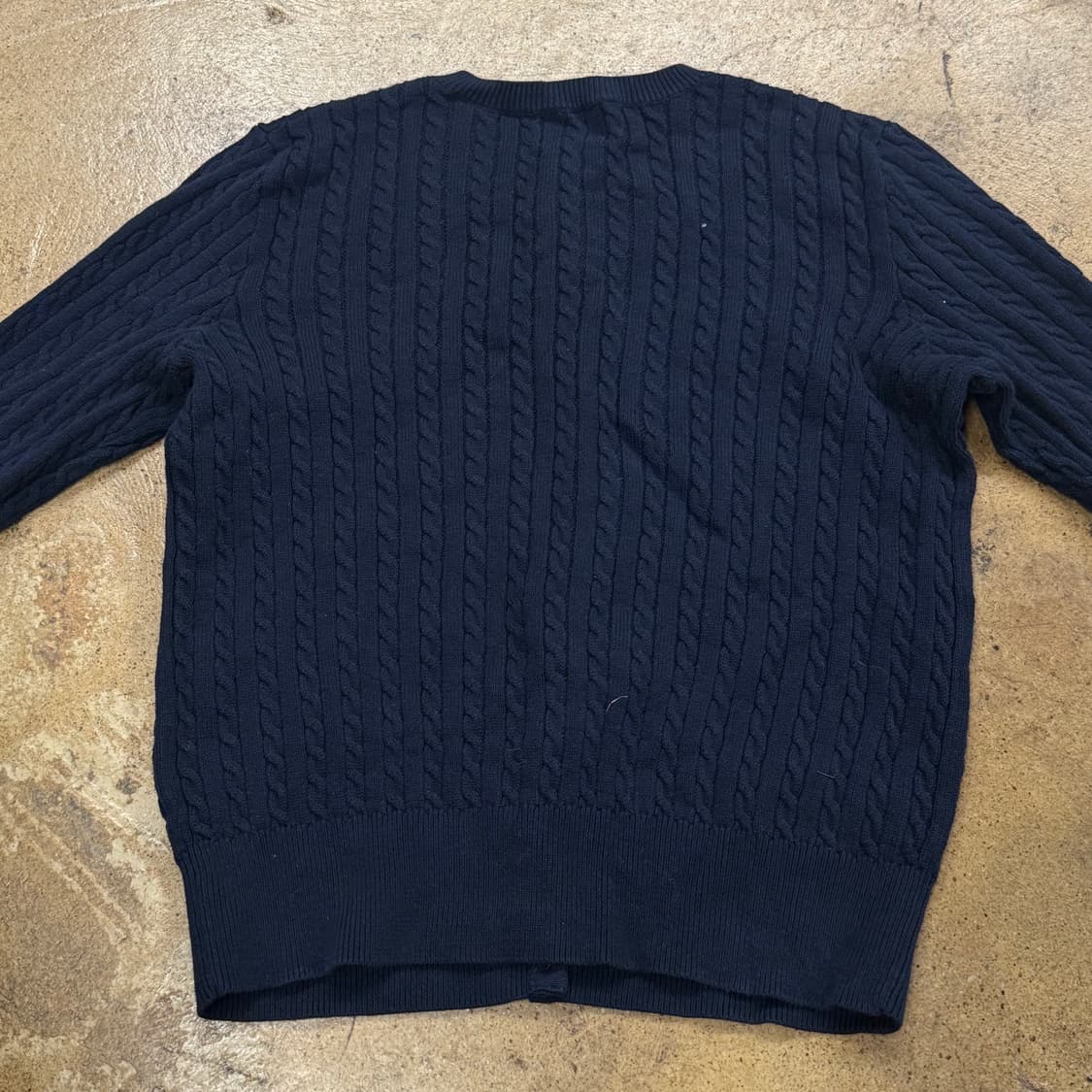 폴로 랄프로렌 네이비 꽈배기 니트 가디건 상품이미지4