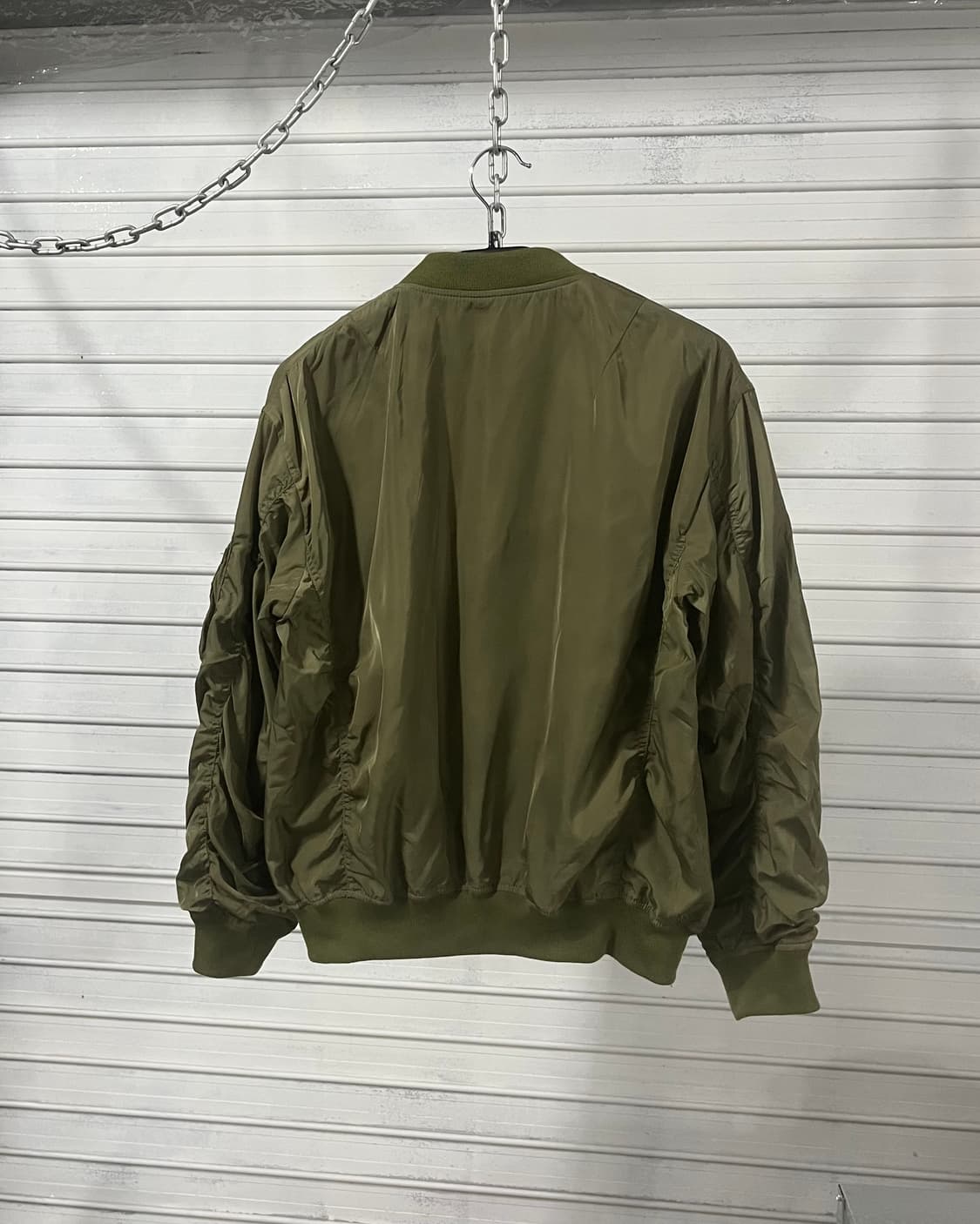 colza nylon ma-1 bomber jacket 상품이미지5