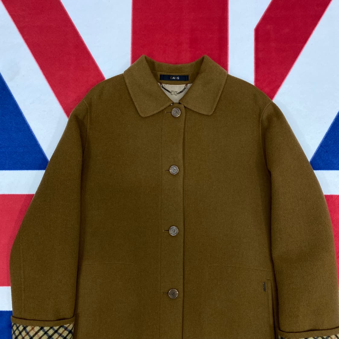 닥스 울 캐시미어 롱코트 실측 여성 55-66 상품이미지3