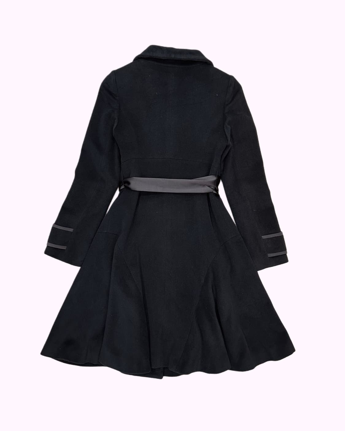 angora wool flare ribbon coat 상품이미지6