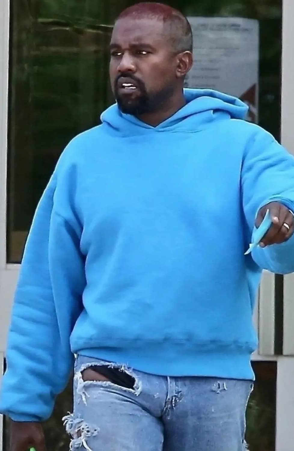 vtg 90s 러셀 후드 스카이블루 팝니다 상품이미지3