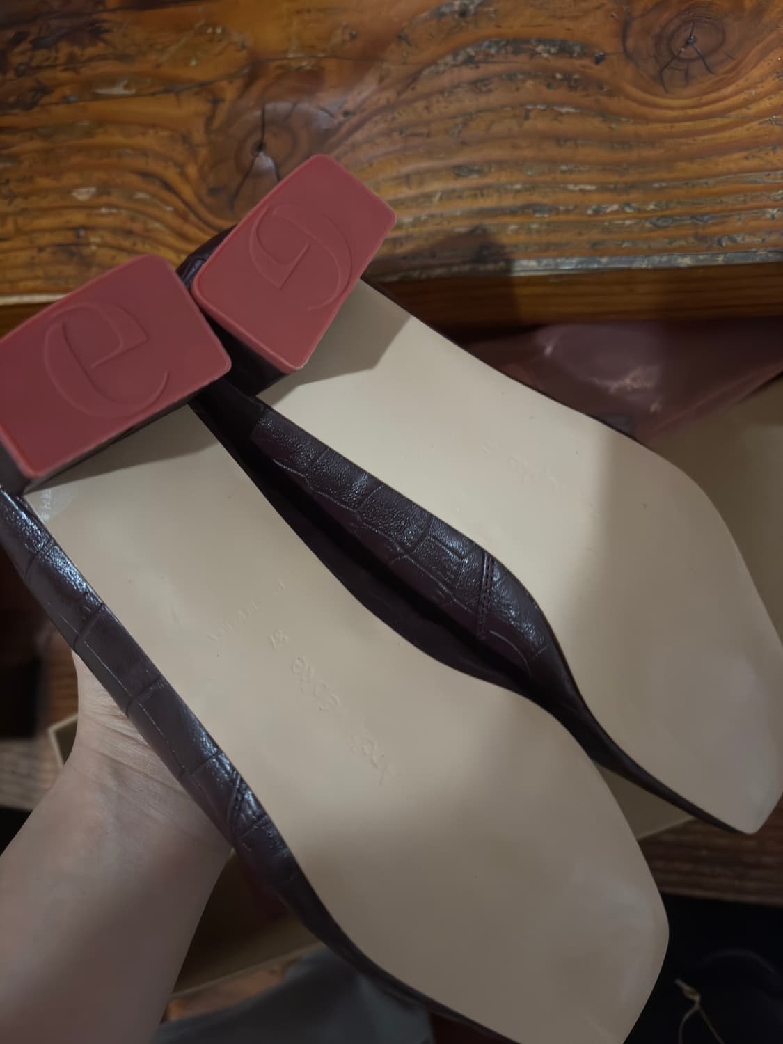 새상품) 아카이브앱크 eternal square pumps(Crocodi 상품이미지4