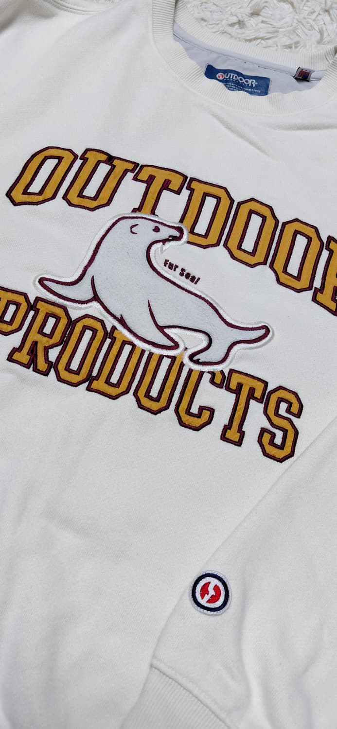 아웃도어 프로덕츠 아이보리 맨투맨 상품이미지3