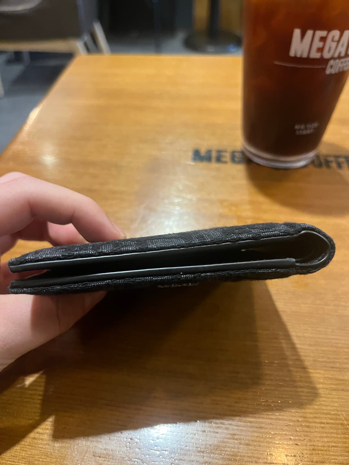 디올 오블리크 반지갑 블랙 상품이미지4