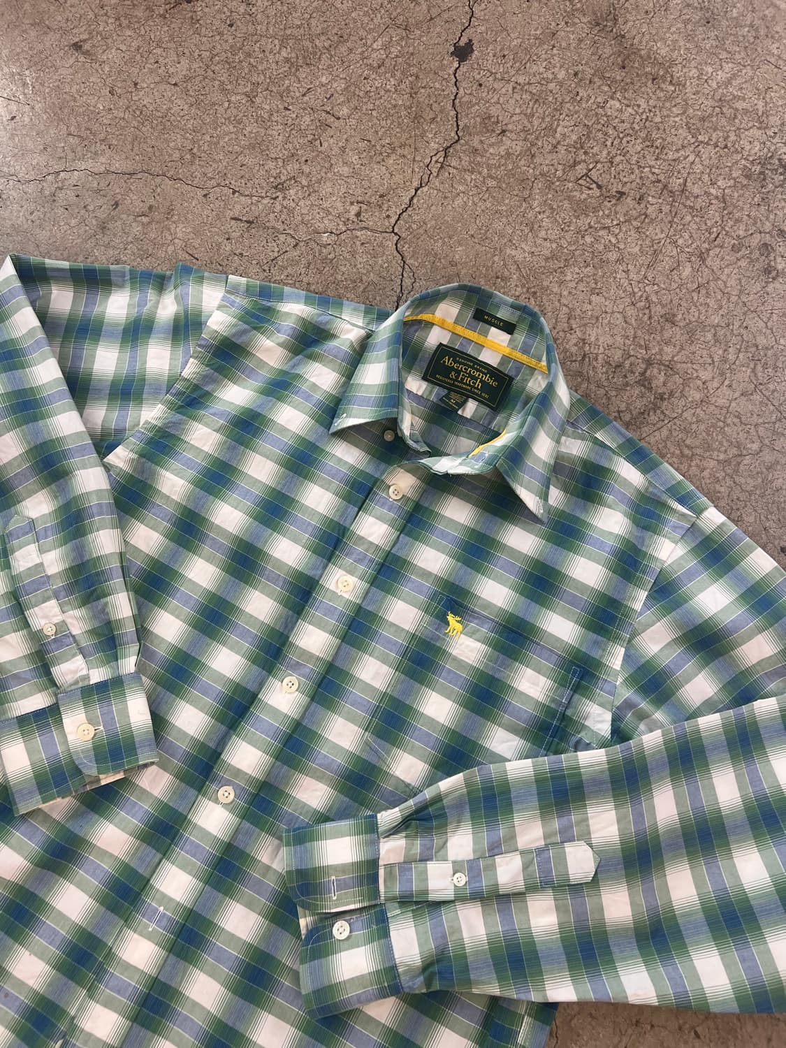 Abercrombie 체크 셔츠 M 상품이미지3